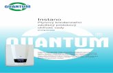 Instano - QUANTUM,a.s · 2016. 12. 19. · Instano Plynový kondenzační závěsný průtokový ohřívač vody Q7-ICW-25/35/60 maximální provozní tlak 11 bar • modulační