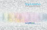 Sylanto - Synthos Specialties · 2017. 11. 13. · 1,3teristics of industrial light sources (MPM 1,5 1,7 1,9 2,1 2,3 2,5 0 50 100 150 200 R Time [s] HIP Sylanto-7MPC Sylanto-7MS no
