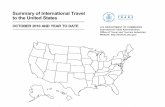 Summary of International Travel to the United States - Tourismtravel.trade.gov/research/programs/i94/October_2010_I-94_Report.pdf · elements of this data base incompatible with arrival