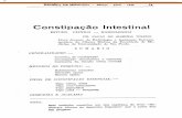 Constipação Intestinal72 REVISTA DE MEDICINA — Março - Aibril - 1945 Generalidades A constipação intestinal — impreesão subjetiva de retardo ou insuficiência da evacuação
