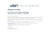  · Web viewAgenda. Council Meeting. 24 November. 20. 20. Dear Council member. The next Ordinary Meeting of the City of Nedlands will be held on Tuesday 24 November 2020 at the Adam