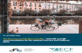 TheRecoveryandResilienceFacility–JointECFandCIE ... · 2020. 10. 30. · 3. Bicycle tourism: The tourism sector is among the hardest hit economic sectors. Jobs in the bicycle tourism