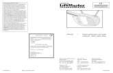Návody – Pohon garáÏov˘ch vrat model LiftMaster 1000A, 800A, … · 2016. 3. 5. · THE CHAMBERLAIN GROUP, INC. 845 Larch Ave. Elmhurst, IL 60126 USA November, 2004 Návody