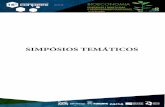 SIMPÓSIOS TEMÁTICOSeventos.ufg.br/SIEC/portalproec/sites/site521/ANAIS/ST.pdfJOYCE VICENTE DO NASCIMENTO BIOINDICADORES DE QUALIDADE DO SOLO EM CANA ENERGIA: VARIABILIDADE TEMPORAL