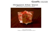 Star Vase SCP - MakeOrigami Star Vase by Philip Chapman-Bell The Fitful Flog