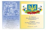 Nezalewnosti - St. Josaphat · 2020. 8. 19. · Молитва за мир в УкраїніWhen making a donation Боже Великий! Боже Всесильний! Ми, грішні
