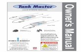 DANER · 2020. 8. 13. · s Manual Installation, Operation & Maintenance Read and Follow All Safety Instructions. ... Tank Master™ is often used as an additional method to control