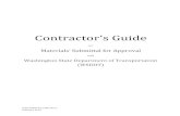 Contractors Guide For Approval of Material · 24/09/2009  · Contractors Guide For Approval of Material Author: WSDOT Materials Laboratory Subject: Contractors Guide For Approval