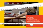 Petit guide à l’intention des étudiants de l’Université de Liège · 2017. 4. 27. · Le plagiat jette le discrédit non seulement sur le travail incriminé mais également
