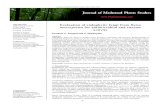 Evaluation of endophytic fungi from monosperma for ...~ 39 ~ Journal of Medicinal Plants Studies [38, 39, .40, 41] In spite of wide medicinal uses of B. monosperma, no reports are