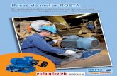 Bases de motor ROSTA - rodaindustria · 2011. 10. 22. · ROSTA 5 Tabla de control de tensión inicial en correas tipo V (valores estándar para las correas tipo V más utlizadas)
