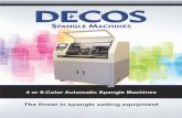 The finest in spangle setting equipment · The DECOS Automatic Spangle Machine creates beautiful, high quality threadless Hot-Fix Spangle transfers at up to 1000 Spangles per minute.