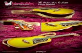 Learn Cake Decorating Online at Yeners Way - Cake Art Tutorials...ONLINE CAKE TUTORIALS 3D Acoustic Guitar Course Material Inn Page 1 Blueprints © 2014 Yeners Art PTY LTD - fene7sVg