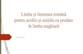 Limba și literatura română pentru școlile și secțiile cu ... · Lecția 1 clasa a V-a. Ascultă cu atenție textul următor, pentru a putea apoi rezolva exercițiile propuse: