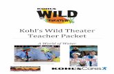 Kohl’s Wild Theater Teacher Packet...Kohl’s Wild Theater (KWT) is made possible by a partnership among Kohl's Cares, the Milwaukee County Zoo, and the Zoological Society of Milwaukee.