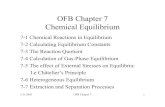 OFB Chapter 7 Chemical Equilibrium - School of Chemistry ...ww2.chemistry.gatech.edu/.../spring2003/OFB-Chapter-7-lecture-note… · 2/11/2003 OFB Chapter 7 21 7-4 Calculations of