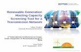 Renewable Generation Hosting Capacity Screening Tool for a ...€¦ · Common data for all types of screening studies: – Transmission planning model ( Peak, off -peak, etc) –