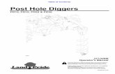 Post Hole Diggers - Great Plains...Post Hole Diggers PD10, PD15, PD25 & PD35 317-048M Operator’s Manual Printed 8/17/20 16664 PD10, PD15, PD25 & PD35 Post Hole Diggers 317-048M 8/17/20