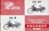 Documentations Cyclomoteurs Peugeot de 1951 à 1980guy.meiller.free.fr/Documentation/catalogue_pieces_detachees_104_… · pecial order forms supplied free upon request. Carefully