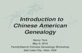 Introduction to Chinese American Genealogy 2019. 7. 1.¢  Clan Genealogy books genealogy techniques Ancestral