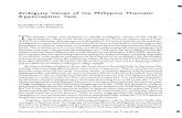 Ambiguity Values of the Philippine Thematic A pperception Test...SiPaulitaGomez,20taonaypinag-aagawanngdalawang lalaki: isang mestiso, si I • Juanito, atisang Pilipino, siIsagani.