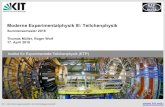 Moderne Experimentalphysik III: Teilchenphysikekp · Thomas Mueller (ETP), Frank Hartmann (ETP) KIT – Die Forschungsuniversität in der Helmholtzgemeinschaft ... Blatt-01 Blatt-02