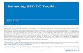 Samsung SSD DC ToolkitUser Guide SAMSUNG PROPRIETARY Revision 1.2 6 Cautions Cautions 1. Samsung SSD DC Toolkit is only for Samsung SSD products and is not