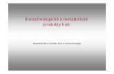 Biotechnologickéa metabolické produkty hubmykoweb.prf.jcu.cz/metabolicke_produkty.pdf · Sladová mladina (pivovarská sladina) se va ří, upravuje se pH a p řidává chmel. Do