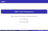 DNN: Final Presentation - ICERM - Home · 2020. 9. 16. · Outline 1 Deep Learning/Neural Networks Fundamentals 2 Universal Approximation Results with Neural Nets 3 Piecewise Linear