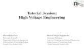 Tutorial Session: High Voltage Engineering · 2020. 7. 28. · High Voltage Engineering Ravindra Arora Bharat Singh Rajpurohit Professor (Retired) Associate Professor Department of