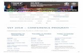 SST 2018 – CONFERENCE PROGRAM · 2018. 11. 23. · Denis Vajak, Ratko Grbić , Mario Vranješ , Dejan Stefanović Environment f or Automated Functional Testing of Mobile Applications