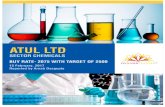 Dynamic Levels ATUL LTD · 2018. 1. 16. · Atul Aromatics With a portfolio of 29 world-class products, Atul Aromatics is serving 289 customers in 27 countries. The R&D facility of