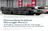 Denuclearization through Peace · 2019. 12. 20. · MILITARY REVIEW NoemerDecemer 13 Denuclearization through Peace A Policy Approach to Change North Korea from Foe to Friend Col.