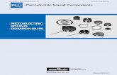 PIEZOELECTRIC SOUND COMPONENTS - Mantech2 This is the of catalog No.P37E-14. No.P37E14.pdf 98.9.28 CONTENTS AND APPLICATION MATRIX OF PIEZOELECTRIC SOUND COMPONENTS 7BB-12-9 7BB-15-6