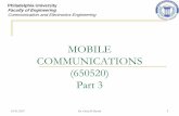 MOBILE COMMUNICATIONS (650539) · PDF file Coverage zone : Distributing the coverage of a cell and extends the cell boundary to hard-to-reach place. Repeaters for Range Extension A