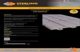 STERLINGCHARCOAL P1800 621 103 sales@sterlingsupplies.com.au E W ENTRANCE MATTING AXIS MODULAR STERLING SUPPLIES WARRANTY 10 YEAR DESCRIPTION Interlocking modular entrance matting
