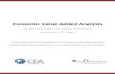 Economic Value Added Analysis ... Economic Value Added Analysis for the Consumer Electronics Association