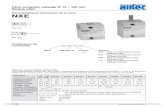 NXE - Airtec France · 2019. 2. 6. · 8.102 Sous réserve de modification Vérin compact, alésage Ø 12 –100 mm Simple effet Effort en N à 6 bar NXE Version 200 et 210 tige rentrée