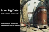 BI on Big Data · 2020. 7. 13. · Connector based data sources the tool can communicate with. Query from client / server ... Vertica, Hawq, Presto, BI & Visualization Server Redshift)