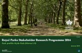 Final Public Royal Parks Stakeholder Research Programme …...• Across the three survey waves, Ipsos MORI spoke to 1,699 visitors across the Royal Parks (c.212 per park), including