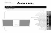 Digital Radio Digitalradio - Hama · 2018. 8. 20. · Leave any service work to qualifiedexperts. Warning –Batteries: • When inserting batteries, note the correct polarity (+