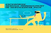 Enterprise Service Management in ServiceDesk Plus New ......existing configurations in ServiceDesk Plus. An instance is an individual service desk that deals with a particular business