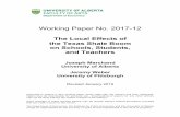 Working Paper No. 2017-12 - University of Albertaeconwps/2017/wp2017-12.pdf2014;JacobsenandParker,2016). Forstudents,higherwagesfromaboommayencouragethemtowork(orwork more), especially