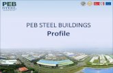 PEB STEEL BUILDINGS Profile - PEB Steel | The renown steel … · 2019. 9. 27. · • PEB has become a regional leader in the design, fabrication, supply, and erection of Pre-Engineered
