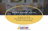 Greater Minnesota’s Top Issues · 2020. 9. 10. · 7 greatermncities.org Prepared for the Coalition of Greater Minnesota Cities by Flaherty & Hood, P.A. At the start of 2020, Minnesota’s