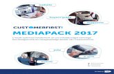 Mediapack 2017 - CustomerFirst...Multichannel conference 2017 19 & 20 april 2017 DeFabrique, Utrecht - Deelname mogelijk vanaf € 3.000,- custoMerfirst gala 20 april 2017 Utrecht