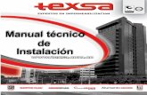 CONTENIDO - texsa.cotexsa.co/dmdocuments/MANUAL TECNICO DE INSTALACION 2018.pdf · 2018. 4. 12. · CONTENIDO 1. ¿Qué es un manto asfaltico? ..... 1 2. Sistema monocapa y bicapa