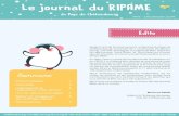 Le journal du RIPAME - Châteaubourg · 2020. 1. 3. · Ainsi, le Ripame passerait à 17 444 habitants et 196 assistantes maternelles. Nous remercions les assistantes maternelles,