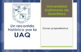 Curso propedéutico UAQ...Curso propedéutico Fundada en febrero de 1951 bajo la rectoría del Lic. Fernando Díaz Ramírez, la Universidad Autónoma de Querétaro inició actividades