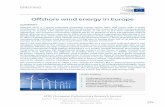 Offshore wind energy in Europe · 2020. 12. 19. · Offshore wind energy in Europe 3 . complementary to solar photovoltaics (PV), which generate most energy during the summer but